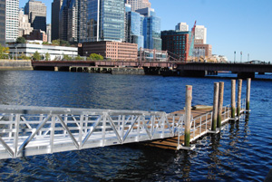 P&G Gillette Public Dock / Fort Point Pier public dock on Fort Point Channel